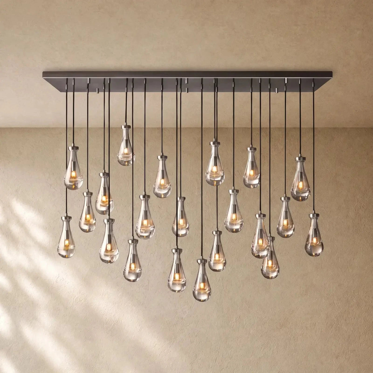 Raining Lighting Rectangular Chandelier