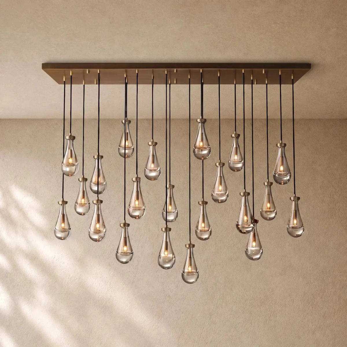 Raining Lighting Rectangular Chandelier