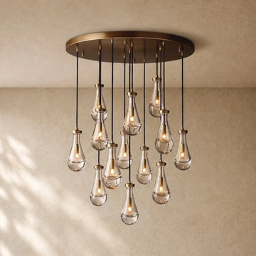 Raining Lighting Round Chandelier