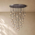 Raining Lighting Round Chandelier