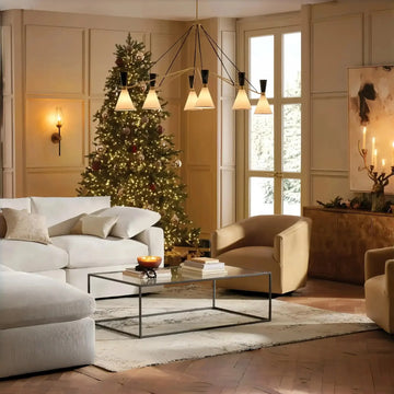 Ramsey 6 - Light Linear Chandelier - lampmodern