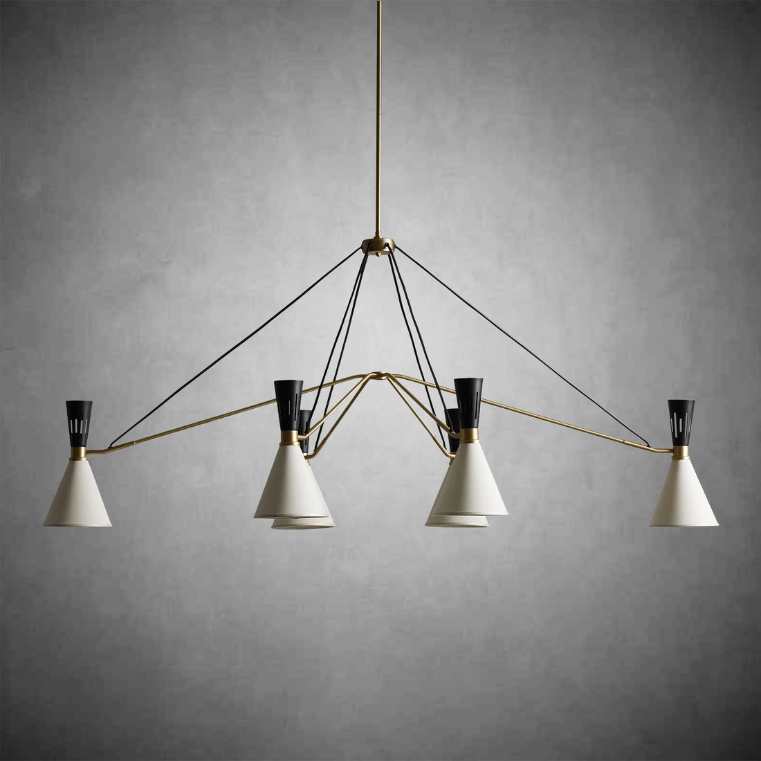 Ramsey 6 - Light Linear Chandelier - lampmodern