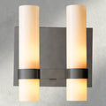 Ravay Milk Glass Double Sconce - lampmodern