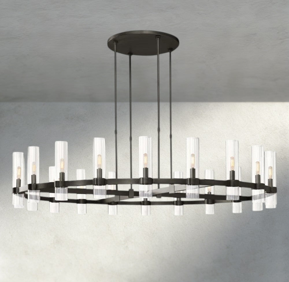 Ravay Round Chandelier 36", 48", 60" - lampmodern