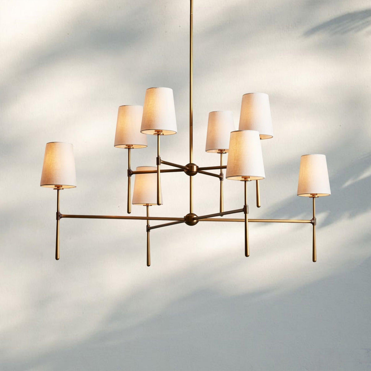 Rhodas 2 - Tier Round Chandelier - lampmodern