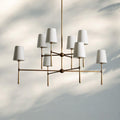 Rhodas 2 - Tier Round Chandelier - lampmodern
