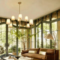Rhodas 2 - Tier Round Chandelier - lampmodern