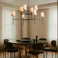 Rhodas 2 - Tier Round Chandelier - lampmodern