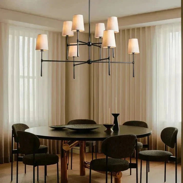 Rhodas 2 - Tier Round Chandelier - lampmodern