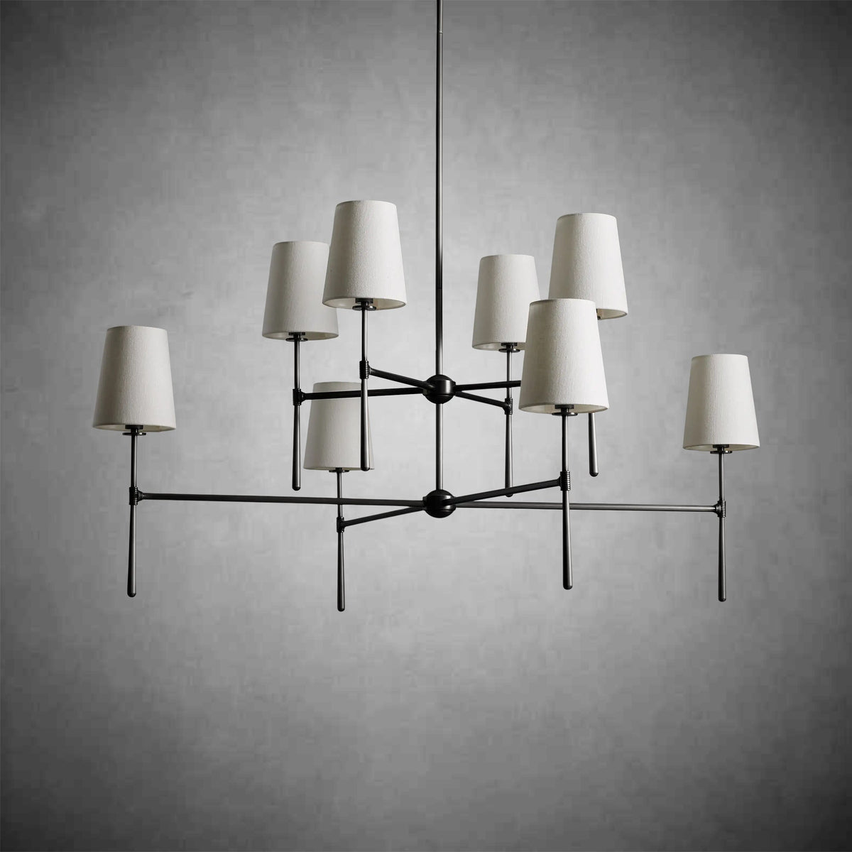 Rhodes 2 - Tier Round Chandelier - lampmodern