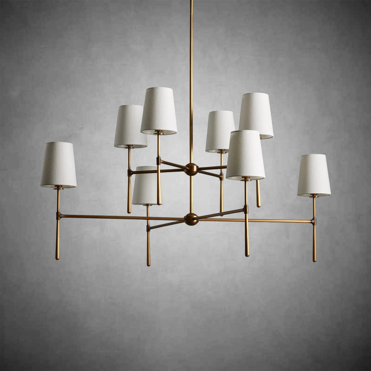 Rhodes 2 - Tier Round Chandelier - lampmodern