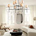 Rhodes 2 - Tier Round Chandelier - lampmodern