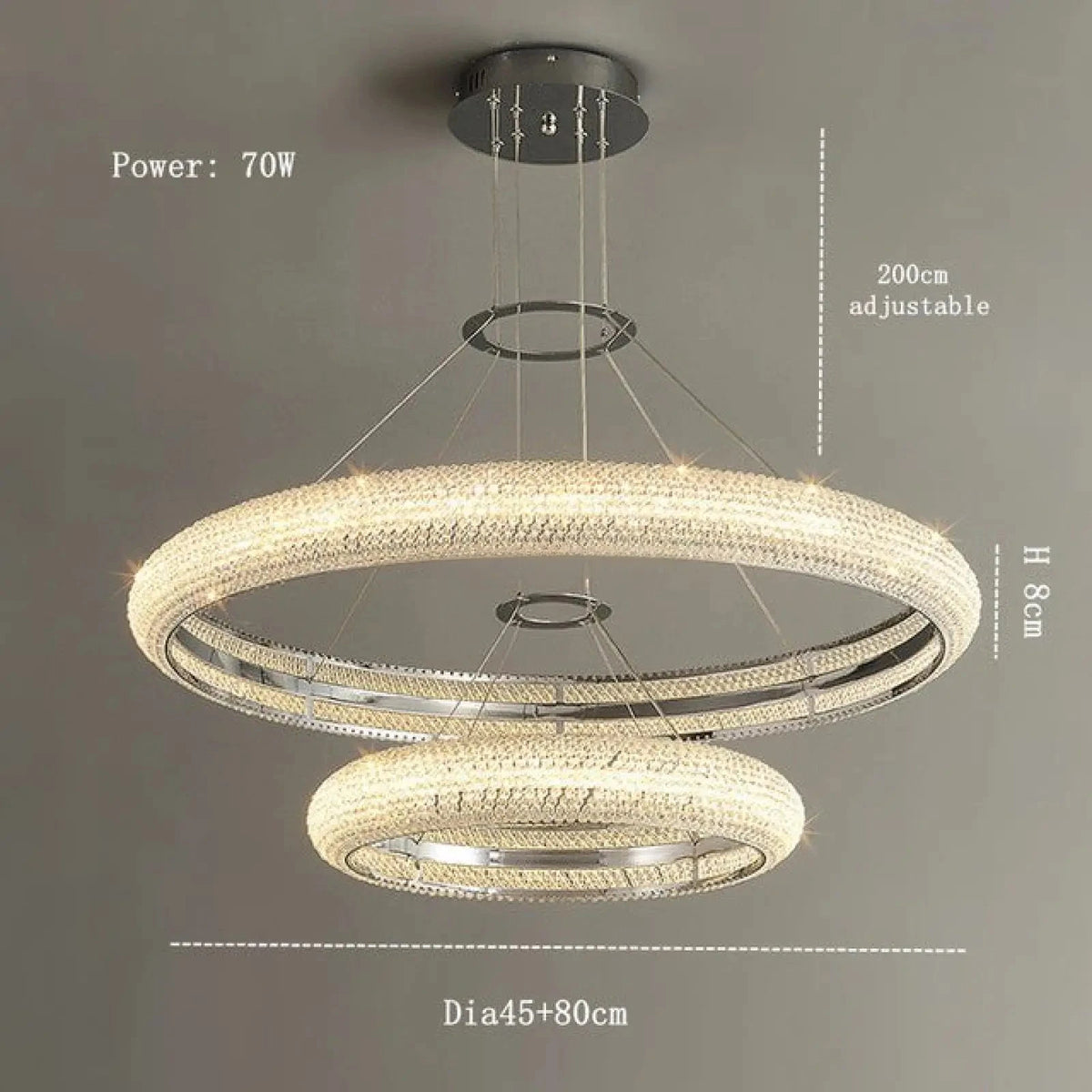 Ross Modern 2 - Ring Chandelier - lampmodern