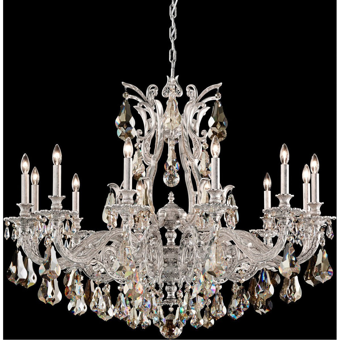 Saphie 12 Light Chandelier Heirloom Bronze Heritage - lampmodern