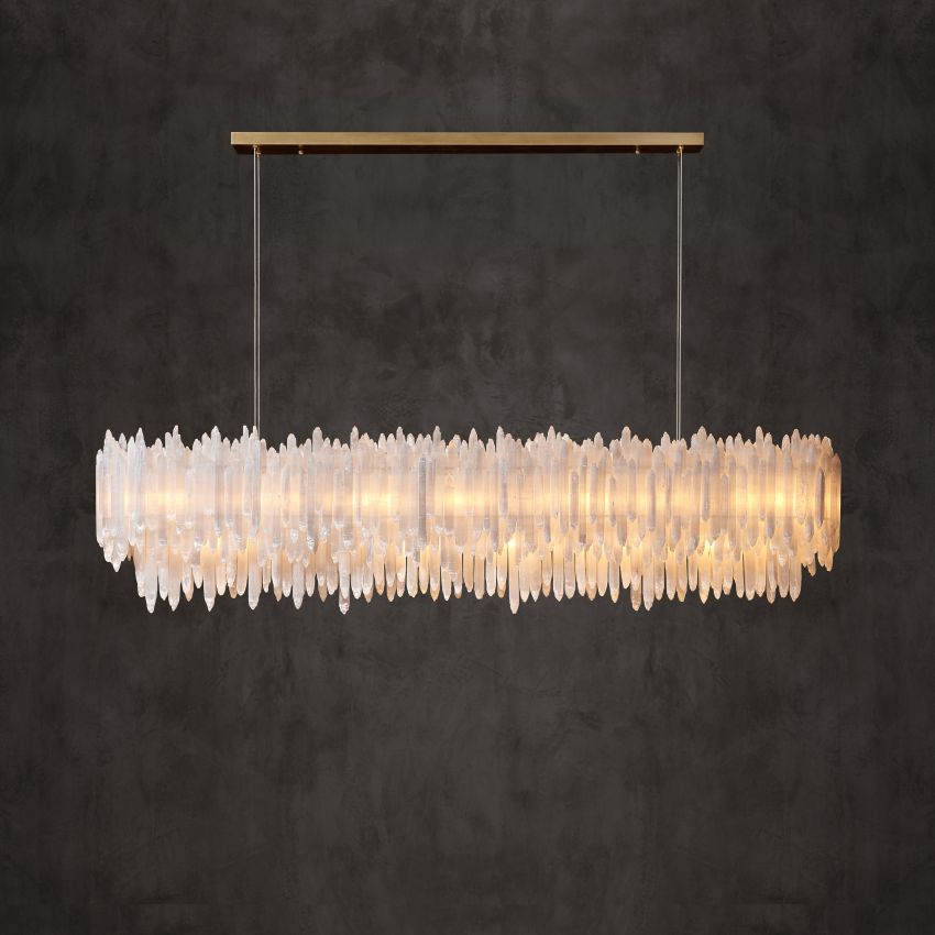Selenite Rectangular Pendant（Designer Recommended） - lampmodern