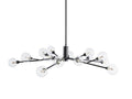 Sera Glass Globe Chandelier 36
