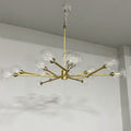 Sera Glass Globe Chandelier 36