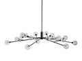 Sera Glass Globe Chandelier 36