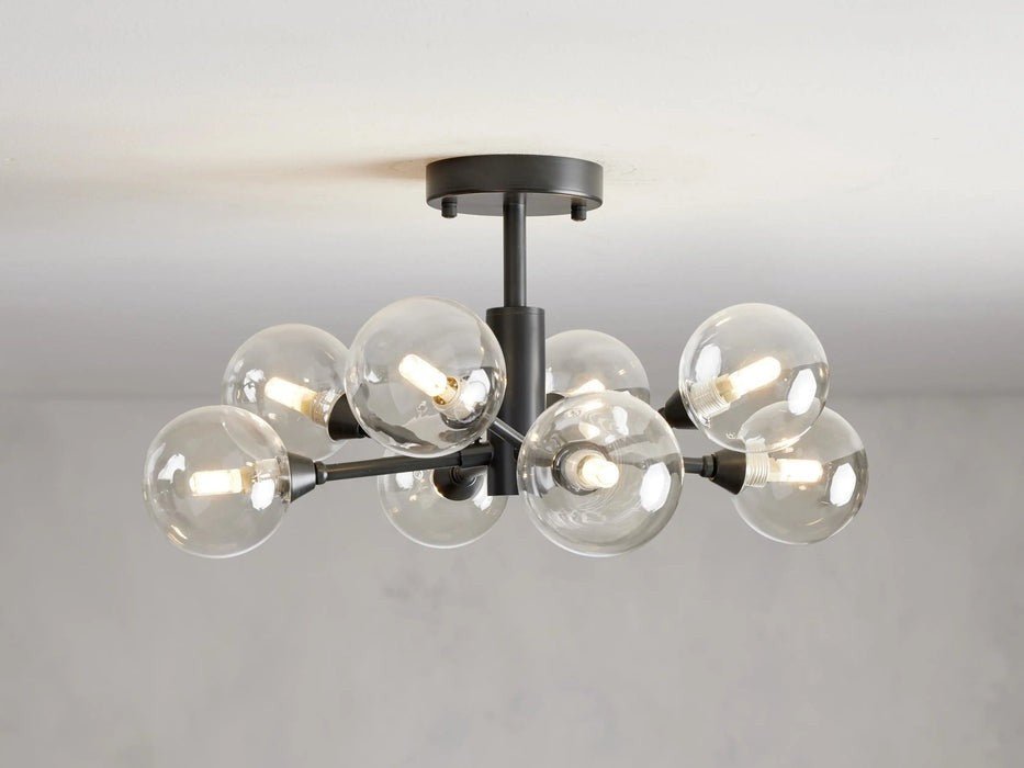 Sera Glass Globe Flushmount - lampmodern