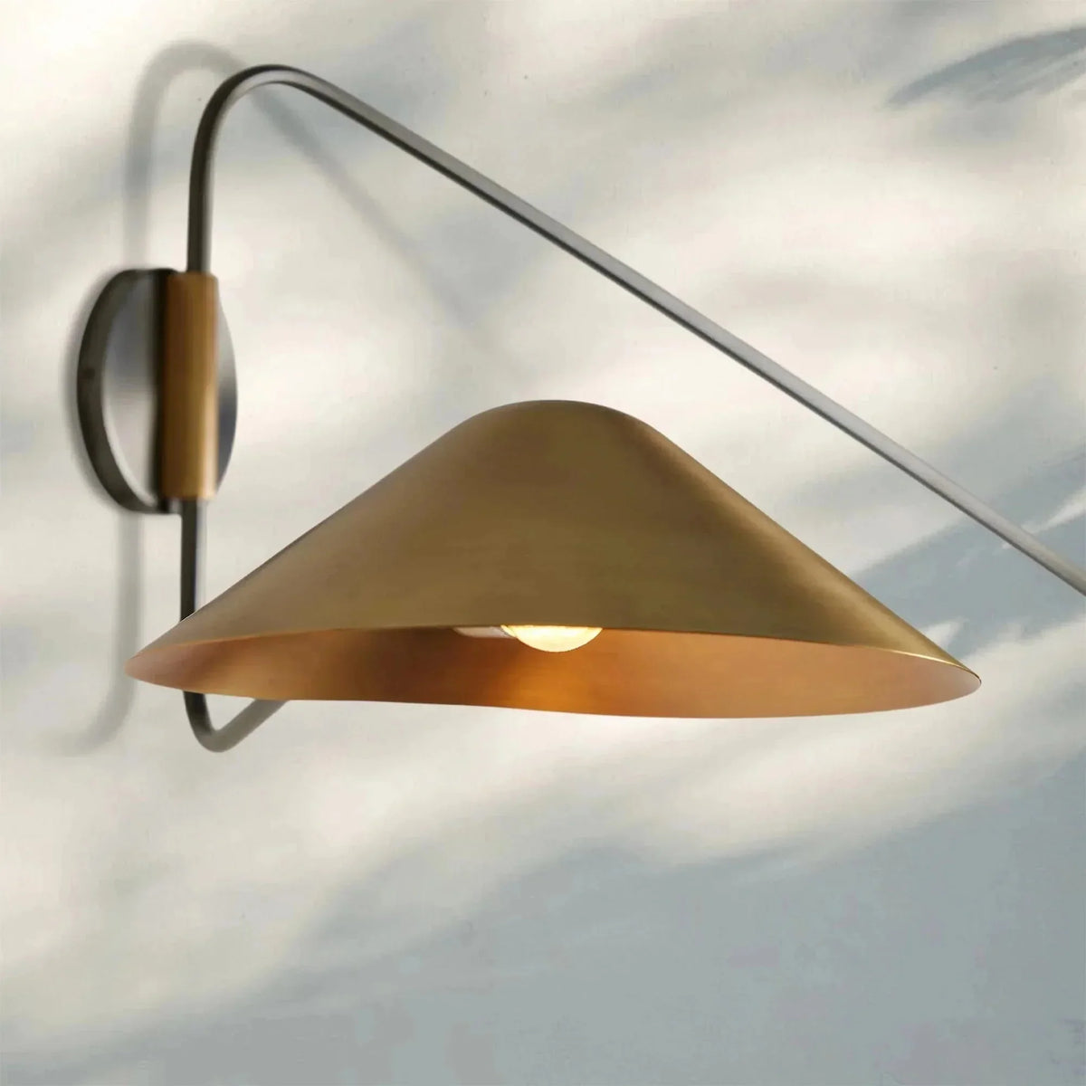 Simms Long Arm Double Wall Sconce - lampmodern