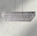 Siraue Clear Glass Rectangular Chandelier 59