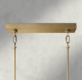 Siraue Smoke Glass Rectangular Chandelier 59