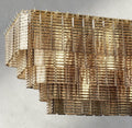 Siraue Smoke Glass Rectangular Chandelier 59