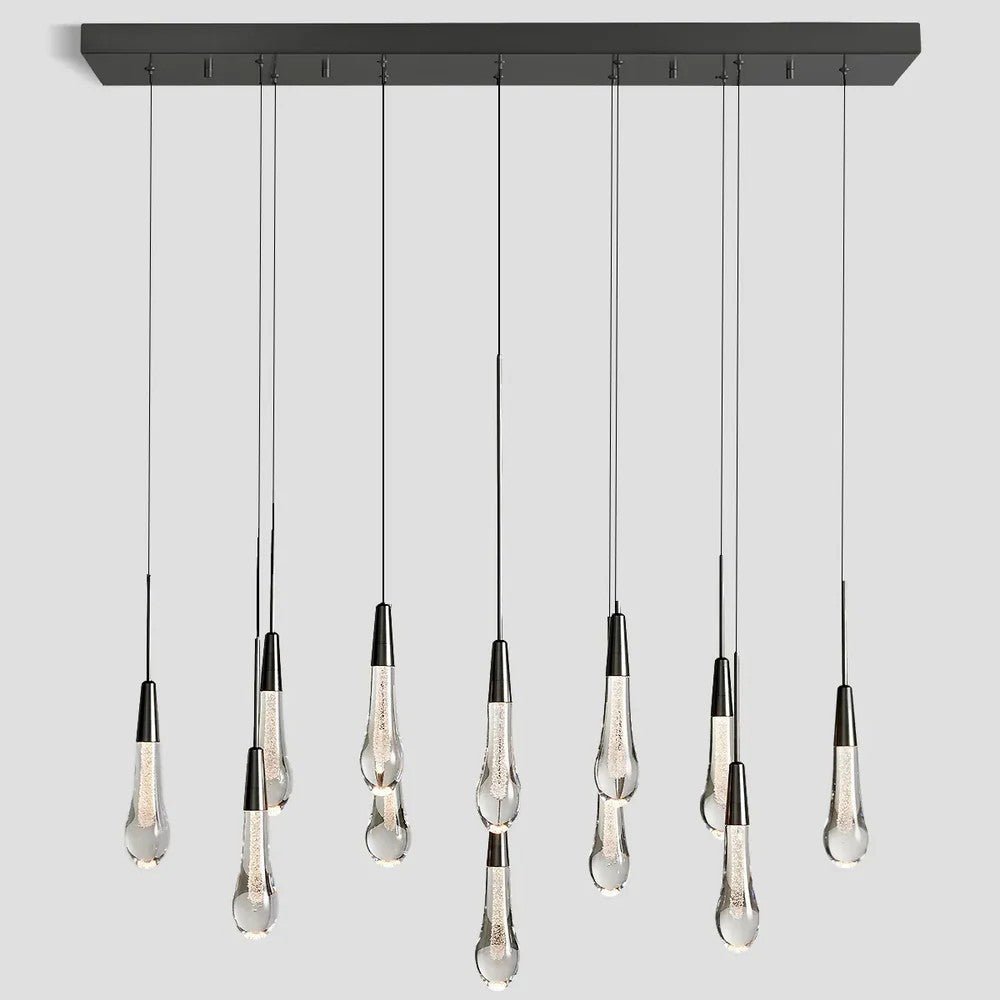 Solitaire Linear Chandelier 37'' 50'' 70'' 87" 120"W - lampmodern