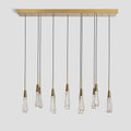 Solitaire Linear Chandelier 37'' 50'' 70'' 87