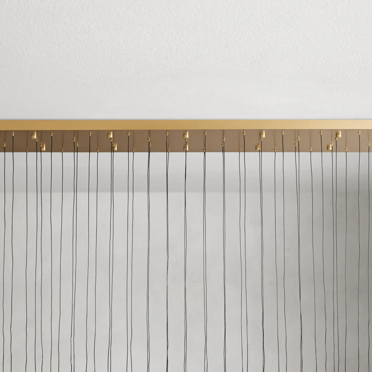 Soltaire Glass Linear Chandelier Lighting 37'' 50'' 70'' 87"W 120"W - lampmodern