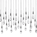 Soltaire Glass Linear Chandelier Lighting 37'' 50'' 70'' 87