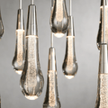 Soltaire Glass Linear Chandelier Lighting 37'' 50'' 70'' 87