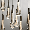 Soltaire Glass Linear Chandelier Lighting 37'' 50'' 70'' 87