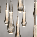 Soltaire Glass Linear Chandelier Lighting 37'' 50'' 70'' 87