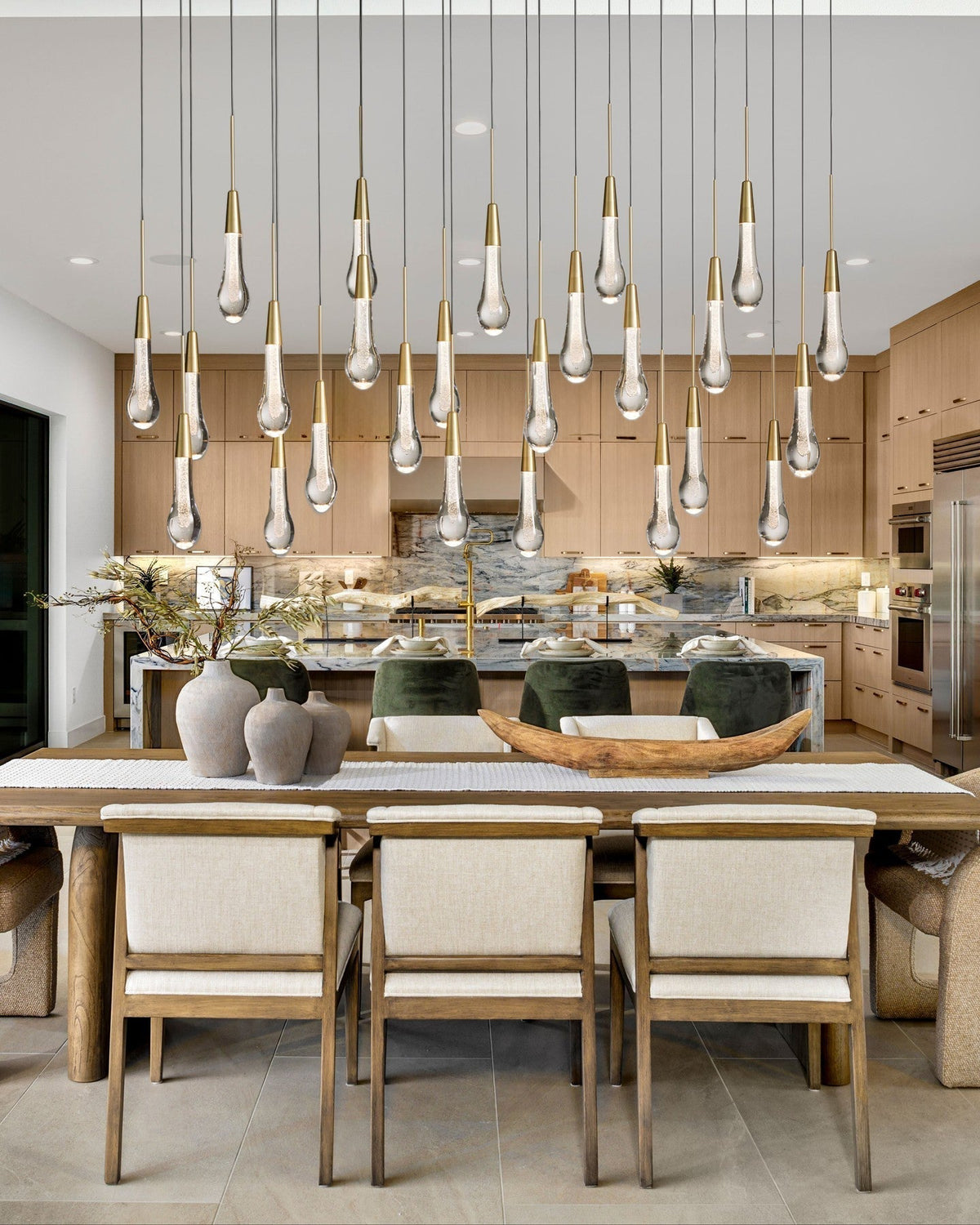 Soltaire Linear Chandelier - lampmodern
