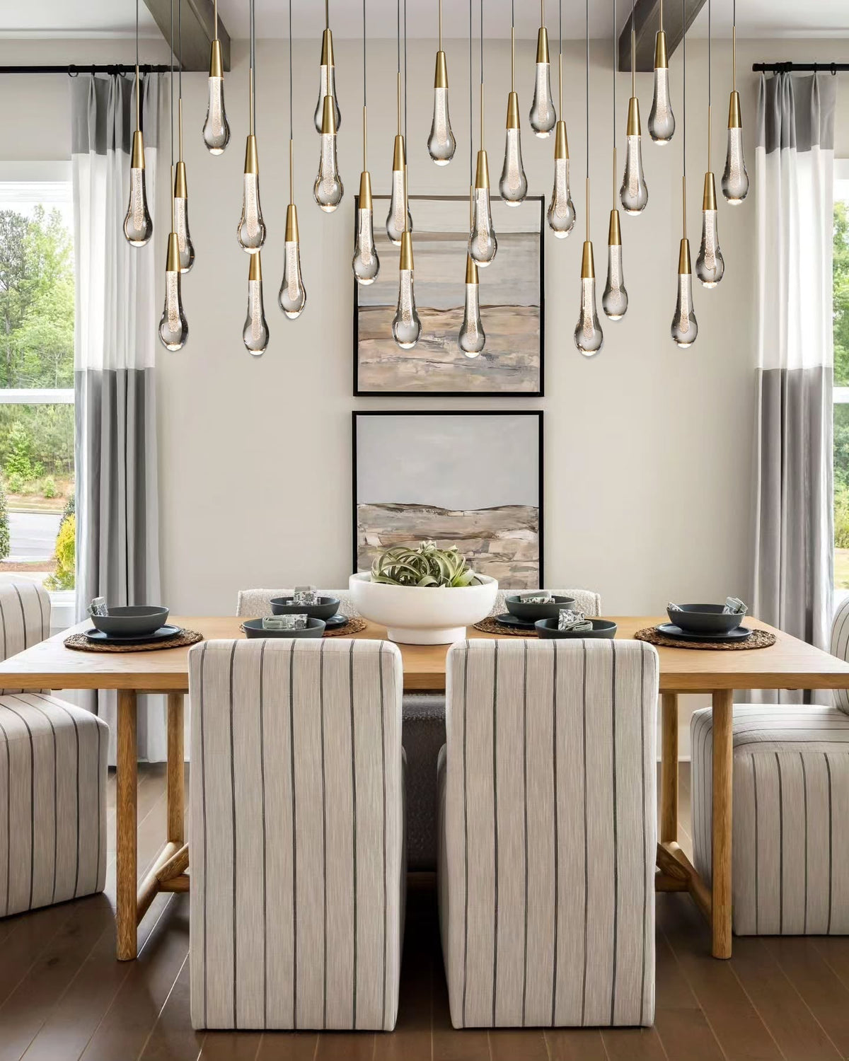 Soltaire Linear Chandelier - lampmodern