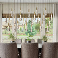 Soltaire Linear Chandelier - lampmodern