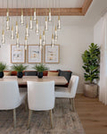 Soltaire Linear Chandelier - lampmodern