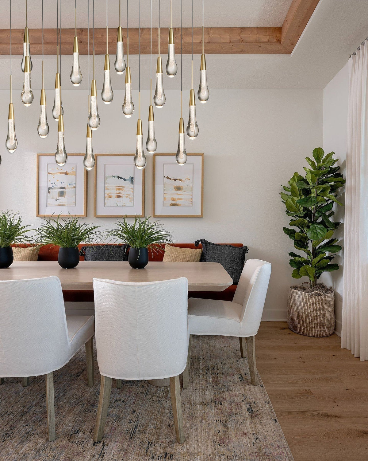 Soltaire Linear Chandelier - lampmodern
