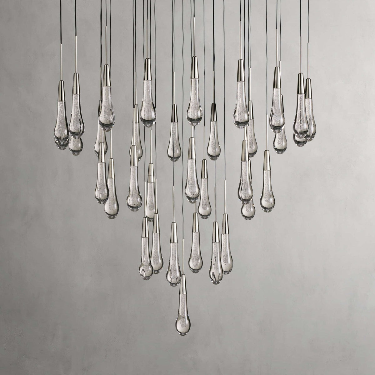 Soltaire Modern 17'' 24'' 36'' 58'' Round Chandelier Lighting - lampmodern