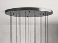 Soltaire Modern 17'' 24'' 36'' 58'' Round Chandelier Lighting - lampmodern