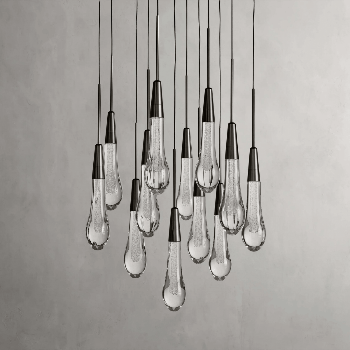 Soltaire Round Chandelier 17" 24" 36“ 58“ - lampmodern