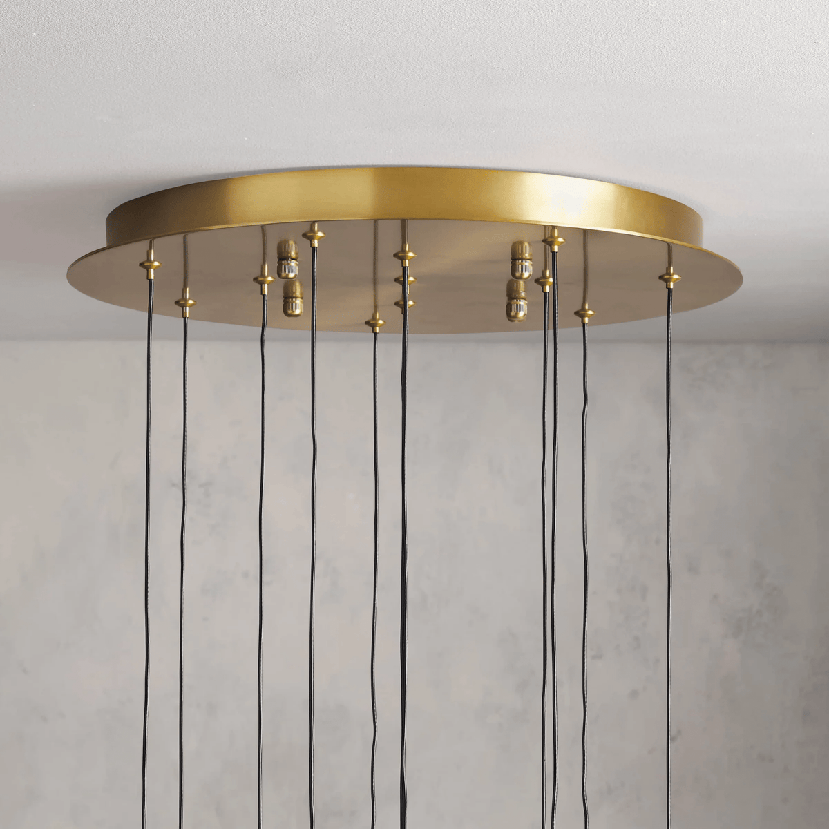 Soltaire Round Chandelier 17" 24" 36“ 58“ - lampmodern