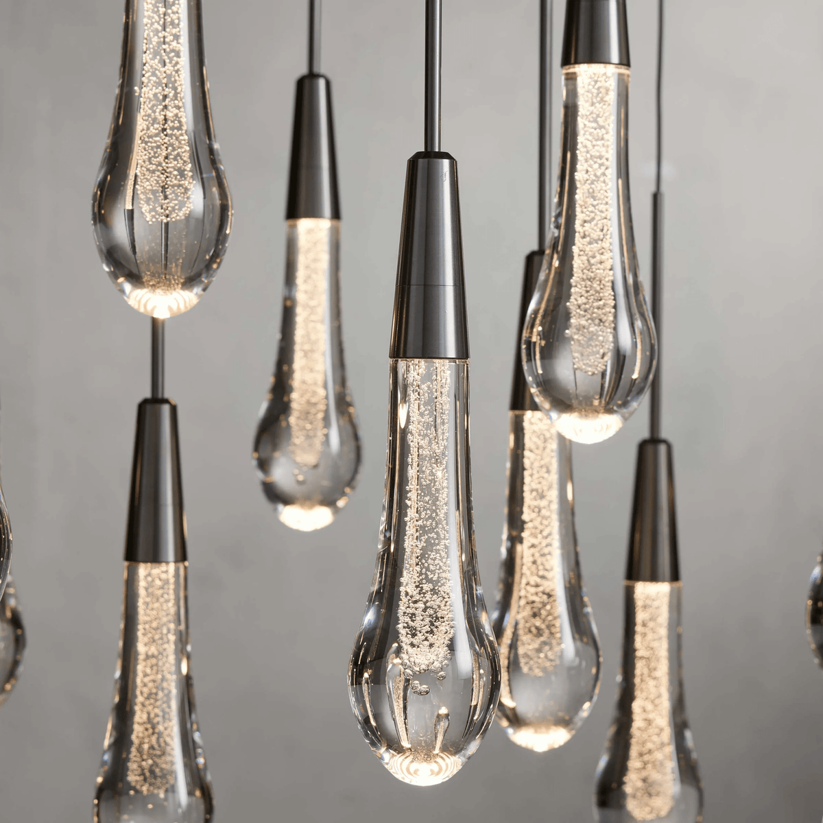 Soltaire Round Chandelier 17" 24" 36“ 58“ - lampmodern