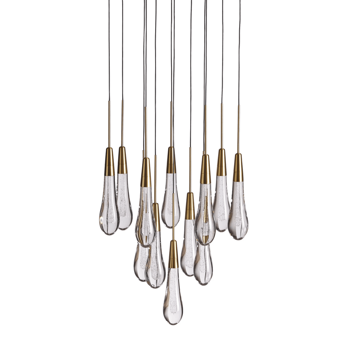 Soltaire Round Chandelier 17" 24" 36“ 58“ - lampmodern