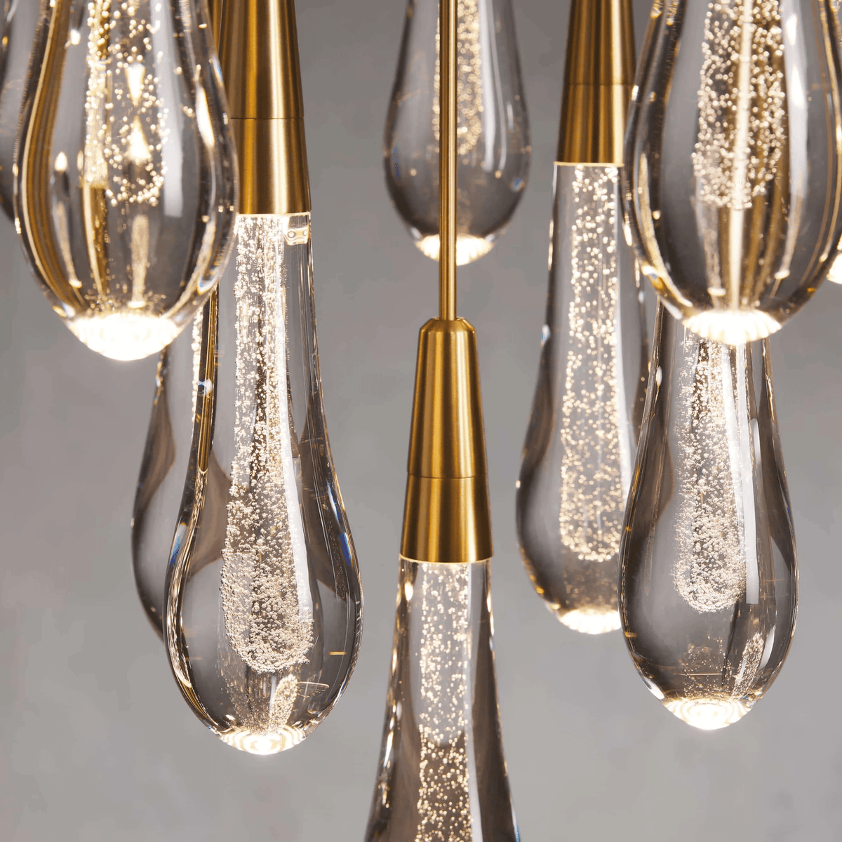 Soltaire Round Chandelier 17" 24" 36“ 58“ - lampmodern
