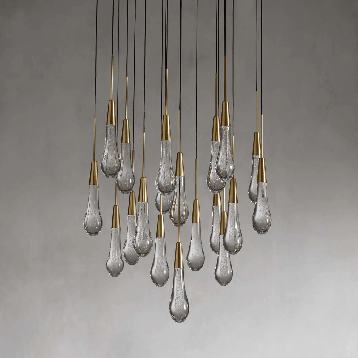 Soltaire Round Chandelier 17" 24" 36“ 58“ - lampmodern