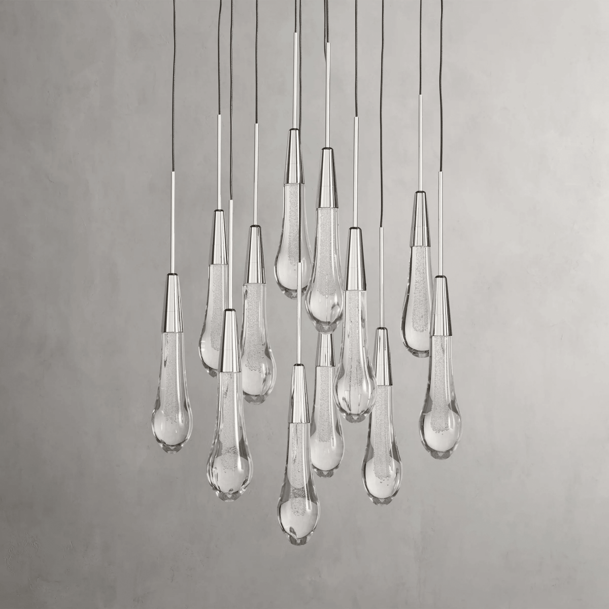 Soltaire Round Chandelier 17" 24" 36“ 58“ - lampmodern