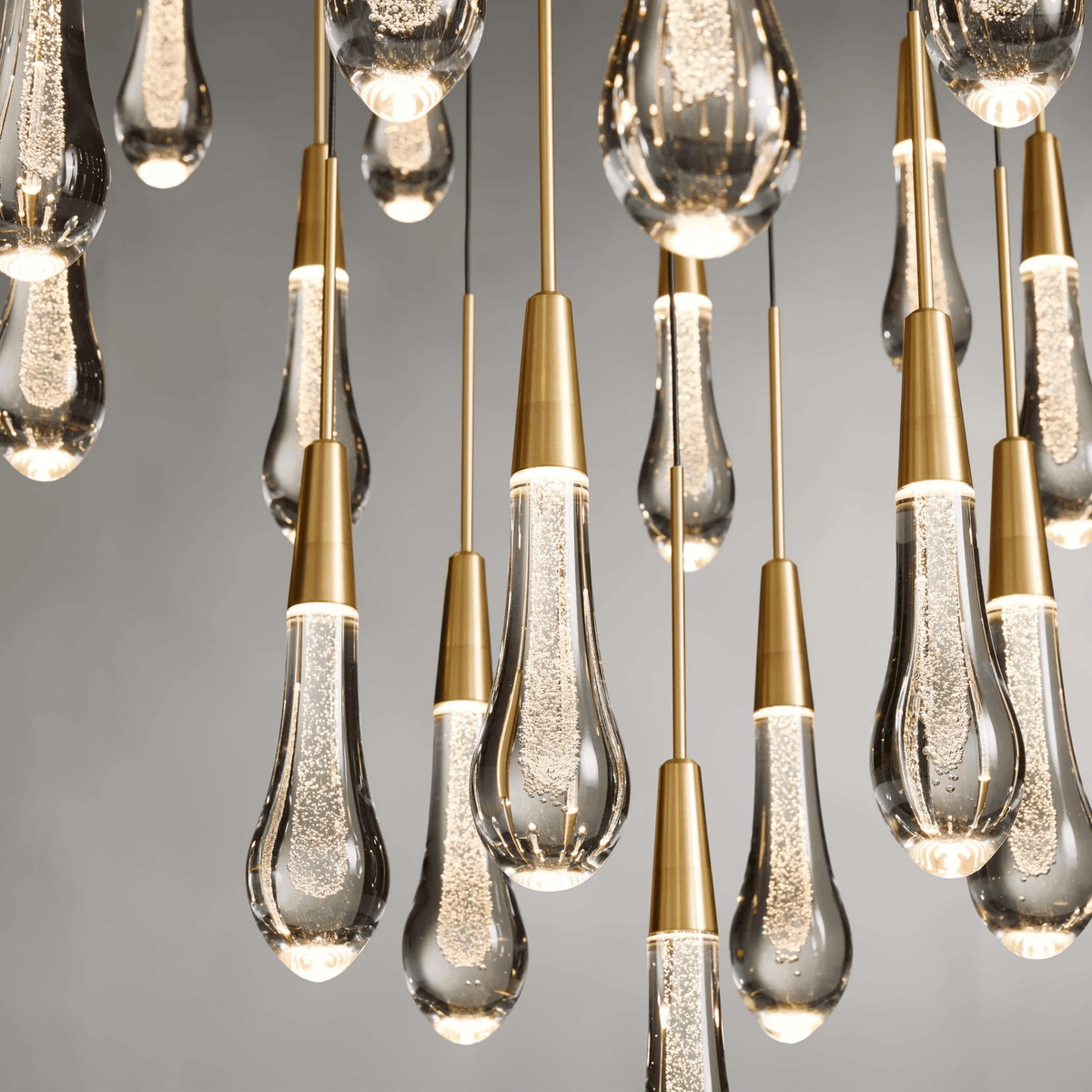 Soltaire Round Chandelier 17" 24" 36“ 58“ - lampmodern