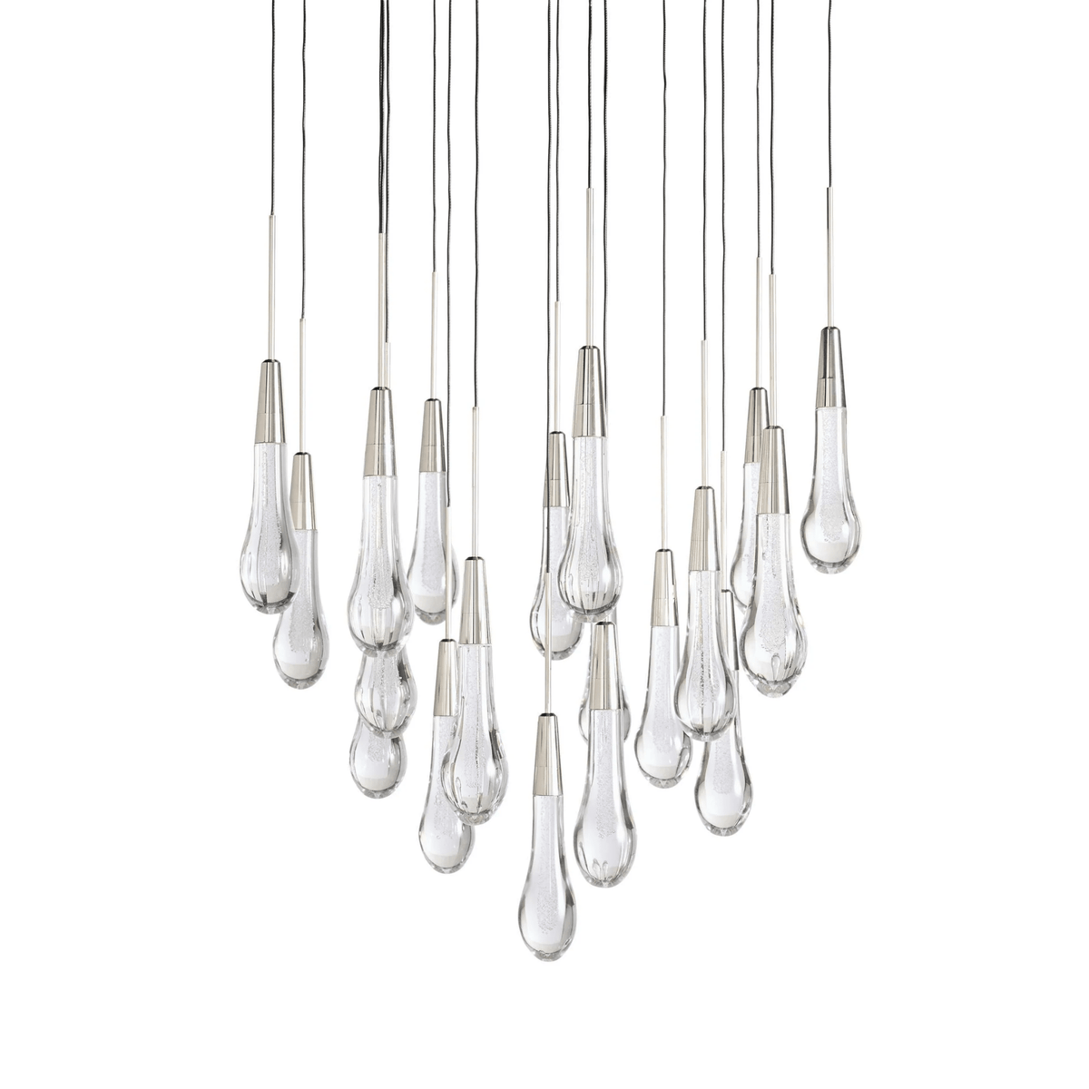 Soltaire Round Chandelier 17" 24" 36“ 58“ - lampmodern